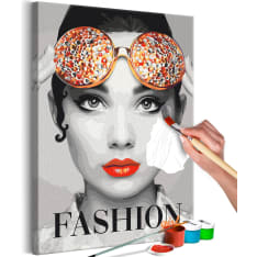 Artgeist Fashion Girl DIY kangas maalaus