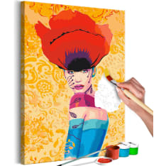 Artgeist Poppy Lady DIY kangas maalaus