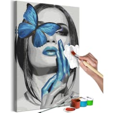 Artgeist Blue Butterfly DIY kangas maalaus