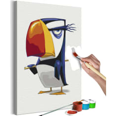 Artgeist Grumpy Penguin DIY kangas maalaus