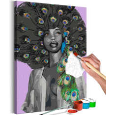 Artgeist Peacock Woman DIY kangas maalaus