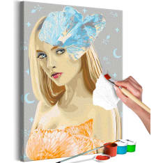 Artgeist Silver Beauty DIY kangas maalaus