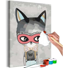 Artgeist Elegant Kitty DIY kangas maalaus