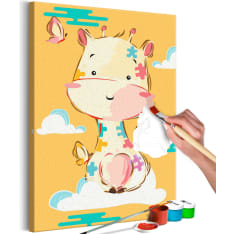 Artgeist Funny Giraffe DIY kangas maalaus