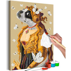 Artgeist Lady Pug DIY kangas maalaus