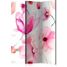 Artgeist Pink Flowers [Room Dividers] sermi