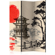 Artgeist Little House by the Pond [Room Dividers] sermi