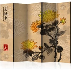 Artgeist Chrysanthemums II [Room Dividers] sermi