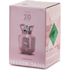 Helium kotipakkaus ilmapallojen täyttöön 20 palloa