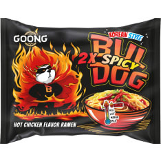 Goong Buldog 2xSpicy Instant Noodles 117g