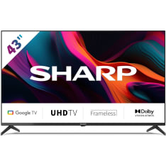 SHARP 43" 43GL4260E 4K UHD Google Smart TV (2025)