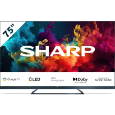 Sharp 75" 75FQ5EG 120Hz 4K UHD QLED Google Gaming TV (2024)