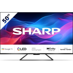 Sharp 50" 50GR8265E 144Hz 4K UHD QLED Google Gaming TV (2024)