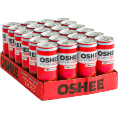 OSHEE Energy drink Strawberry & Lemon Zero 24x330ml energy drink