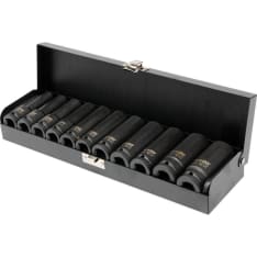 Yato deep socket set 1/2" 11-piece 45589 mm CrMo SCM-440