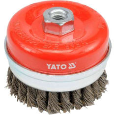 Yato M14 100 mm braided cup steel brush