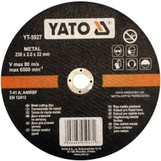 Yato 230x2mm katkaisulaikka metallille