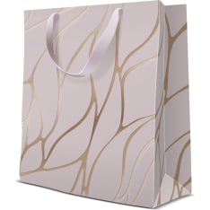 Aallot vaaleanpunainen 20x25x10cm lahjakassi