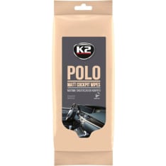 K2 Polo Matt 24-pack of interior cleaning wipes