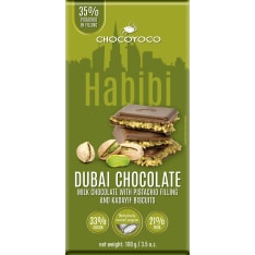 Chocoyoco Dubai 100 g suklaalevy