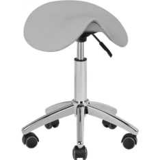 Giovanni Saddle Stool SLAVA GREY