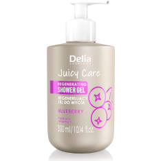 Delia Juicy Care Blueberry 300ml renewing shower gel