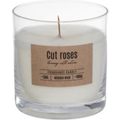 Valpe cut roses 8cm scented candle