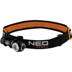 Neo Tools 600lm CREE ladattava otsalamppu