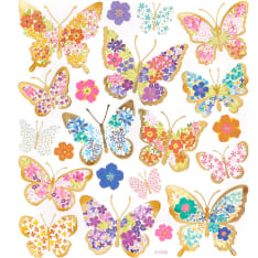 DPC butterflies sticker-sheet 10x24cm