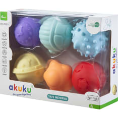 Akuku Pehmeä aistipallosetti 6 kpl