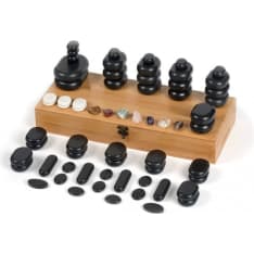 Habys hot stone massage set, 64 pcs.