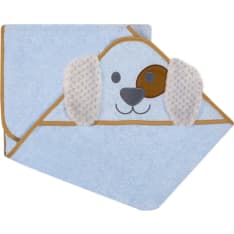 Duetbaby frotee 80 x 80 cm sininen koira kylpypyyhe