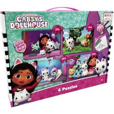 Gabby's Dollhouse 4-in-1 palapeli