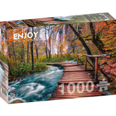 ENJOY Forest Stream in Plitvice, Croatia 1000p puzzle