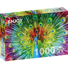 ENJOY Colorful Peacock 1000p puzzle