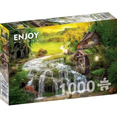 ENJOY A Log Cabin by the Magic Creek 1000p puzzle