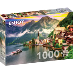 ENJOY Hallstatt Town at Sunset, Austria 1000p puzzle