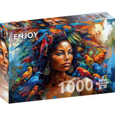 ENJOY Feathery Queen 1000p puzzle