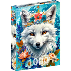 ENJOY Blooming Snow Fox 1000p puzzle