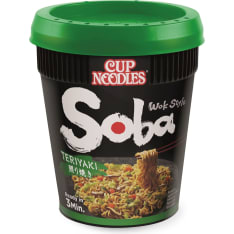 Nissin Soba Cup Teriyaki 90g nuudeli