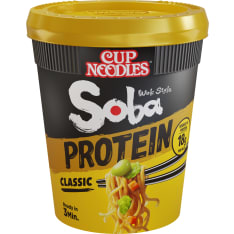 Nissin Soba Cup Protein Classic 92 g pikanuudeli