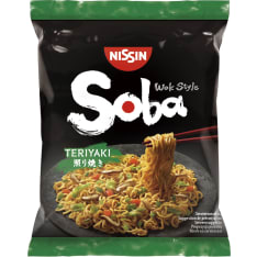 Nissin Soba Bag wok Teriyaki 110 g pikavehnänuudeli