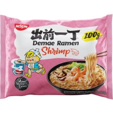 Nissin Demae Ramen 100g katkaravunmakuinen pikanuudelikeitto