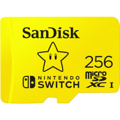SanDisk Nintendo Switch 256GB UHS-I microSDXC memory card
