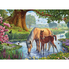 Eurographics Steve Crisp - The Fell Ponies 1000p jigsaw puzzle