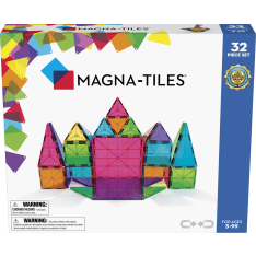 Magna-Tiles Clear Colours 32 magneettinen rakennussarja