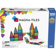 Magna-Tiles Clear Colours 100 magneettinen rakennussarja