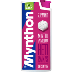 Mynthon ZipMint Vadelma 2-layer 30 g pastilli