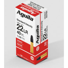 Aguila .22LR Standard Velocity Solid 40 gr 50kpl rimfire cartridge