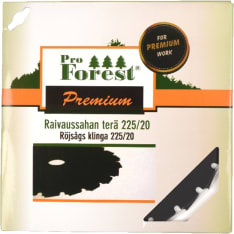 Pro Forest 225/20mm raivaussahan terä
